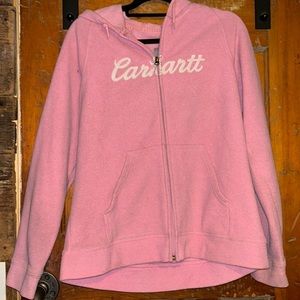 Pink carhartt hoodie